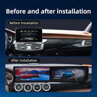 Lecteur DVD de voiture Android 1 Din 25,6 pouces, écran de voiture, Carplay, autoradio, écran tactile pour Mercedes CLA GLA C117 X156 13-19