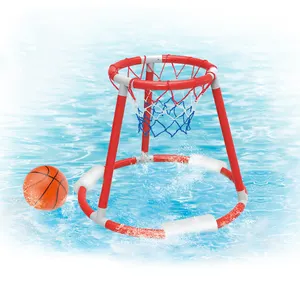 Jogo aquático de piscina de verão para crianças flutuantes, mini brinquedo de basquete com bom preço