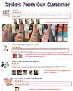 कस्टम डिय आईशैडो पैलेट शीमर के साथ उच्च वर्णक पाउडर-अपना स्वयं बनाएं - Product Image 5