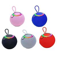 Haut-parleur Bluetooth léger RGB LED Subwoofer Mini haut-parleur de bureau Microphone utilisation en plein air haut-parleur sans fil