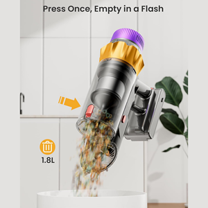 コードレス掃除機,27KPa 260Wスティック真空家庭用,軽量ハンドヘルドバキュームペット用ヘア/カーペット/フロア用 - Product Image 2