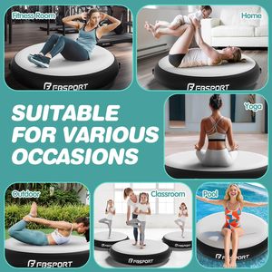 Tapis de gymnastique gonflable Air Spot, coussin rond petit format, imperméable, <span class=keywords><strong>Airtrack</strong></span> 20 mm d'épaisseur, pour la maison et les professionnels - Product Image 6