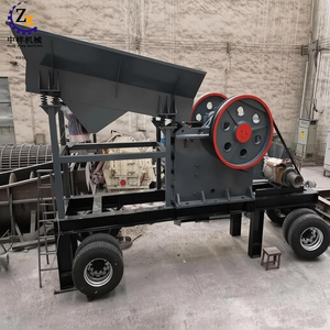 Installation mobile de concassage de pierres sur roues, concasseur de <span class=keywords><strong>roche</strong></span> de 2 à 500 tonnes par heure pour la production de sable et de pierres concassées sur site - Product Image 3