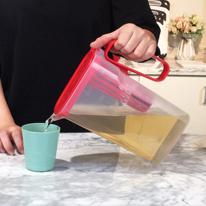 Bình nước 1.9L có nắp vòi và túi trà hoặc bộ lọc nước chanh cho bình nước bằng nhựa - Product Image 2