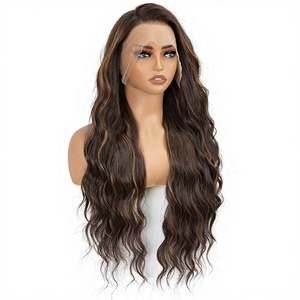 Peluca sintética personalizada con encaje frontal 13x4, completamente atada a mano, estilo rizado/afro, con gorra transparente ajustable y longitud <span class=keywords><strong>de</strong></span> rizo personalizable. - Product Image 3