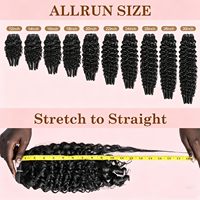 Extensions de cheveux humains brésiliens vierges 12A SDD Pixie Curl, double épaisseur, cuticules alignées, type Funmi
