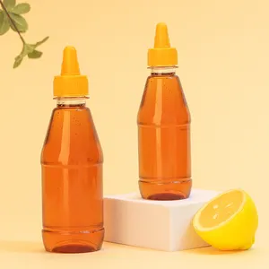 Bouteille de sauce avec bouchon torsadé bouteille d'emballage PET vide pour sauce chili pâte sirop huile de poivre 150ml 250ml - Product Image 1