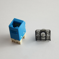 Connettore Keystone RJ45 CAT6 Stile AMP a 180 Gradi, Modulo di Rete UTP 110 IDC, Connettore Keystone RJ45 CAT6 di Alta Qualità