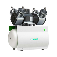 Unité de séchage à membrane 2.2KW Compresseur d'air à piston CAD CAM silencieux sans huile avec technologie de piston linéaire durable