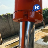 Mini-excavatrice sur chenilles Hitachi ZX65USB-5A d'occasion bien entretenue, modèle 2023, 6,5 tonnes, avec inspection vidéo du moteur, du pompe et des roulements hydrauliques.