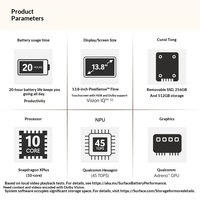 Microsoft Surface Laptop 7ème génération Business, écran tactile 13,8 pouces, SSD, 120 Hz, ultra-fin, nouveau Windows 11, 12 cœurs