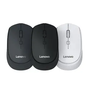 Беспроводная оптическая компьютерная мышь Lenovo M202 Mini USB, бесшумная, 2,4 ГГц, приемник, Регулируемая DPI, супер портативная мышь для ПК, ноутбука