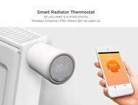Termostato Inteligente para Radiador HY367, Control por Aplicación Zigbee, Multimodo, Regulación Precisa de la Temperatura