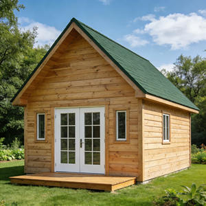 18.18 ㎡   Cabane préfabriquée en bois de pin avec cuisine et salle de bain, mini-<span class=keywords><strong>maison</strong></span> de vacances pour jardin ou cour arrière - Product Image 2