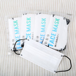 Masque facial jetable 3 couches en tissu meltblown, protection contre la poussière, usage adulte - Product Image 2