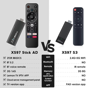 ขายส่ง XS97 S3 Smart Tech HD Tvstick Android 10 TV Dongle Allwinner H313 4K Android TV Stick พร้อมรีโมทคอนโทรล - Product Image 2