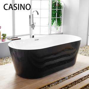 Hotel independiente acrílico baño superficie sólida al <span class=keywords><strong>aire</strong></span> libre bañera cuarto de baños - Product Image 4