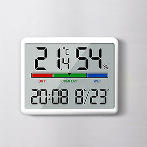 電子目覚まし時計温度湿度計多機能磁気設計大型LCDカラースクリーンデジタル温度計 - Product Image 2