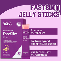 OKTW Fast Slim Jelly Sticks, coupe-faim, stimule le métabolisme, brûle les graisses, complément alimentaire sain pour la perte de poids