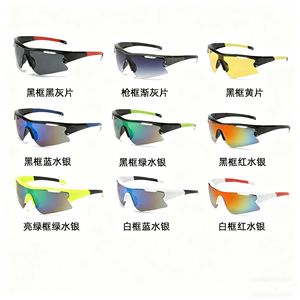 Outdoor Sports Cycling Windproof Sunshade Goggles Unisex European and American Style Colorful Motorcycle <strong>Large</strong> Frame <strong>Sunglasses</strong> - Product Image 4