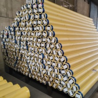 Matériaux d'impression frontlit brillants et mats, bannières laminées à chaud, bannières publicitaires en PVC, rouleaux de matériau Flex