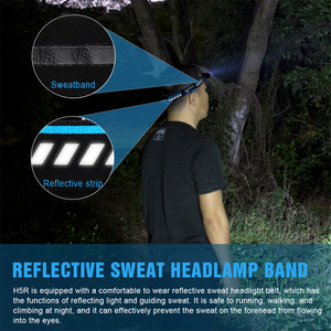 Đèn pha <span class=keywords><strong>LED</strong></span> TrustFire H5R Đèn pin sạc 600LM Đèn pha nhôm có thể sạc lại bằng USB - Product Image 3