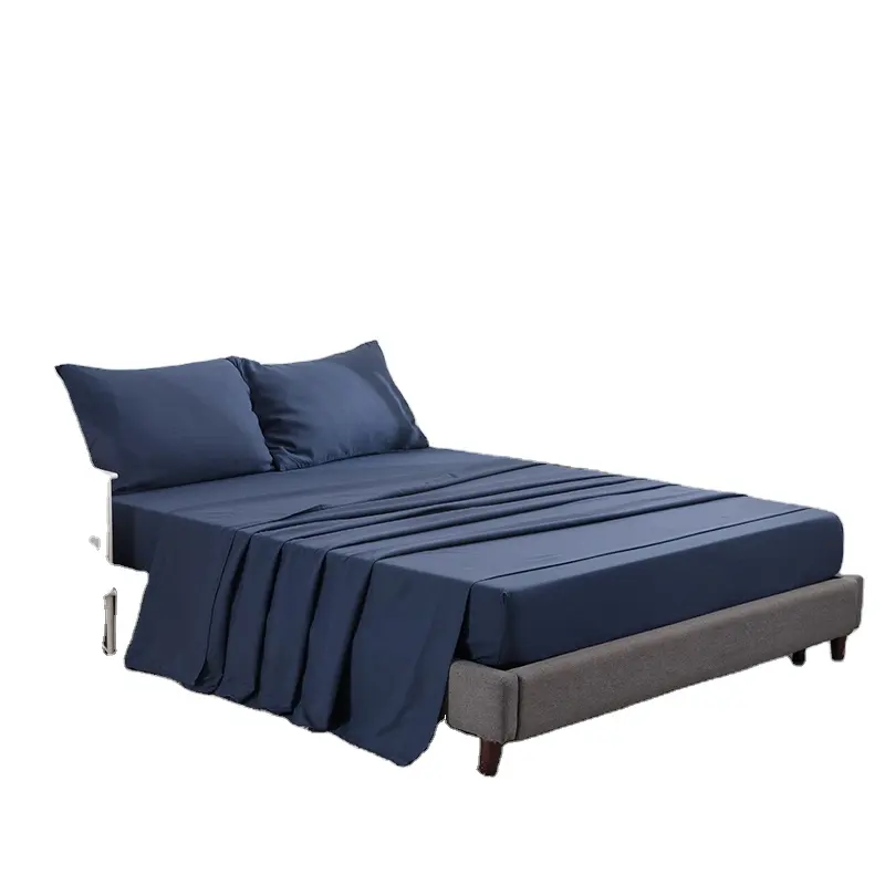queen bed sheet set 100% cotton hotel luxury luxury 1800 bedding sheets