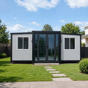 Maison conteneur préfabriquée moderne, directement de l'usine, modulaire, extensible, mobile, pour hôtel, complexe hôtelier, bureau, habitation, installation rapide - Product Image 2