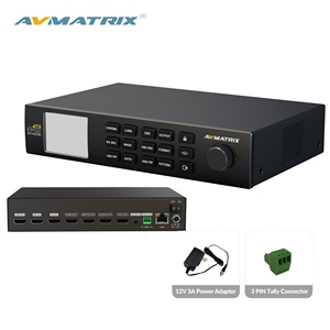 Compositeur vidéo professionnel <span class=keywords><strong>4K</strong></span> HDMI Chroma Key Master en temps réel pour la production de studio virtuel et le streaming en direct - Product Image 1