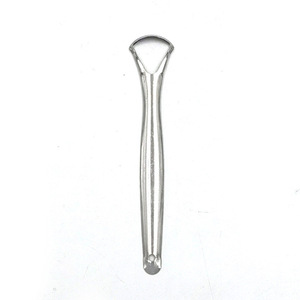 Grattoir à langue en acier inoxydable, outil d'hygiène buccale réutilisable de 11cm pour nettoyer la langue et rafraîchir l'haleine - Product Image 5