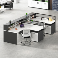 Vente directe des fabricants en gros : Poste de travail commercial moderne en panneau de bois rectangulaire pour bureau et cloison de pièce