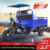 Tricycle motorisé à essence, véhicule utilitaire ouvert, refroidissement liquide, 111-150cc, haute capacité de charge, 70 km/h, transfrontalier 3C