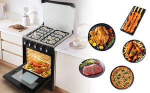 Cucina da Esterno a Libera Installazione con Forno Quadrato a 4 Fuochi a Gas e Boiler Elettrico con Vetro Verticale <span class=keywords><strong>per</strong></span> Uso Domestico - Product Image 6