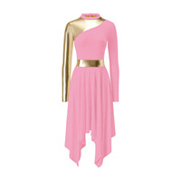 Ensemble de vêtements de danse contemporaine pour femmes, costume de scène, tenue de performance, vêtements de danse liturgique pour l'église