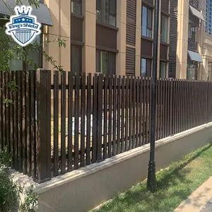 Cheap Security Black Modern Australian Manufacturer Aluminum Vertical Blade Pool Polished Batten Fencing