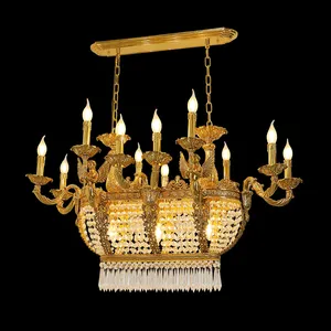 Прямоугольный светильник из французского золота