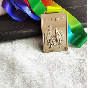 Vente en gros de médailles de taekwondo en métal de judo japonais personnalisées Trophées de compétition de jujitsu de jiu jitsu de karaté - Product Image 5