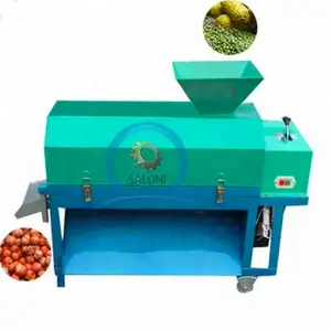 Venda quente amêndoa descascador 800 kg/h pecans noz peeling máquina verde nozes descascador máquina