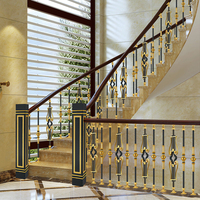 Hot Selling Modern Treppen geländer Treppen handlauf Villa Indoor Aluminium Treppen handlauf