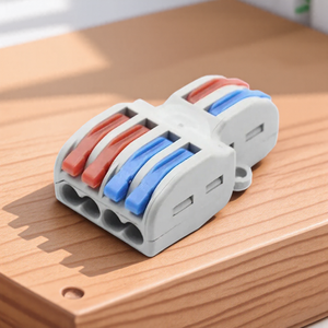 Connecteur rapide universel pour câble électrique, bornier à insertion pour conducteur - Product Image 5