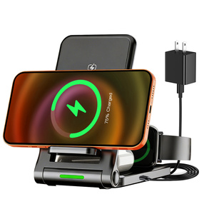 Cargador Inalámbrico Magnético 3 en 1 Plegable Mejorado 2026, Estación de Carga Rápida para Teléfono, Reloj y Auriculares, Portátil para Viajes y Oficina - Product Image 6