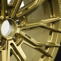 Rines Dorados Personalizados SRD de 15-20 Pulgadas 5x114.3/120/112 para BMW, Audi, Porsche GT, Dodge SRT, GR86, Nissan