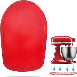 Tapis coulissant pour blender de cuisine, plateau mobile pour machine à café sur comptoir, support coulissant en bois pour blender vertical - Product Image 5