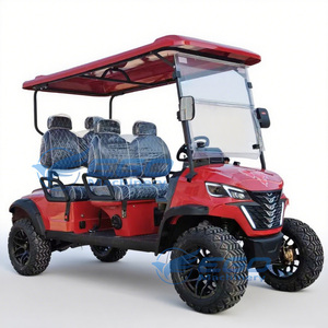 Voiturette de golf électrique haut de gamme pour 4 passagers, offrant un traitement préférentiel du fabricant, idéale pour les centres de villégiature - Product Image 1