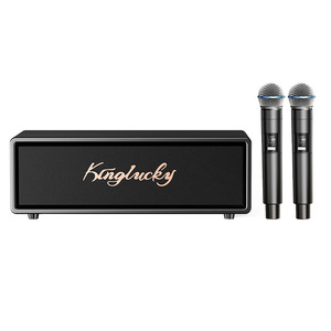 New K3 Retro thông minh tất cả-trong-một máy Karaoke 60W cho loa <span class=keywords><strong>Bluetooth</strong></span> với RGB LED chiếu sáng cho rạp hát tại nhà và KTV Set - Product Image 1