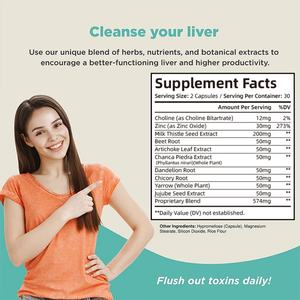 Détox et Réparation du Foie Personnalisées avec Chardon-Marie pour la Santé Hépatique – Capsules Végétaliennes de Silymarine - Product Image 3