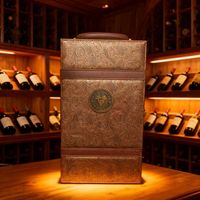 Boîtes cadeaux en carton recyclable personnalisables haut de gamme Fermeture magnétique Doublure en éponge Ruban pour l'emballage de boissons portables