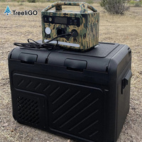 Livraison gratuite aux États-Unis, réfrigérateur portable et mini-réfrigérateur de voiture 24V 12V 40L, réfrigérateur-congélateur portable à compresseur pour voiture