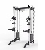 Machine à rames haute et basse, équipement de gym multifonctionnel, station de musculation, rack de squat