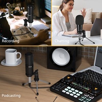 Microphones MAONO 3,5 mm pour YouTube, microphones à condensateur de studio